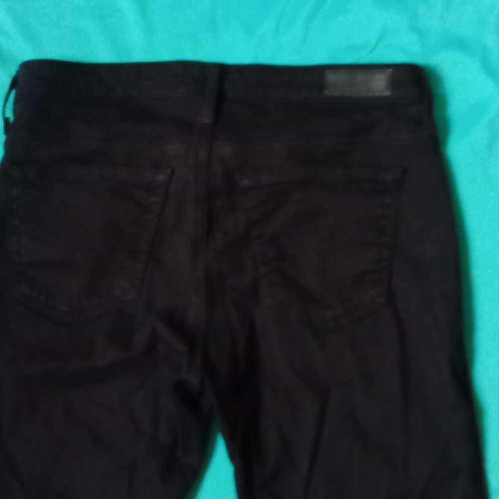 AG BLACK SLIM STRAIGHT CUFFED, SIZE 28 - Picture 13 of 14